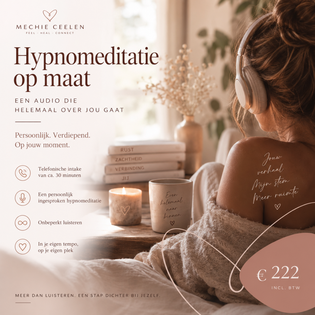Hypnomeditatie op maat van Mechie Ceelen – persoonlijke hypnomeditatie afgestemd op jouw verhaal