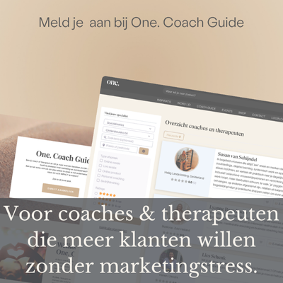 One. Coach Guide One.Magazine. Sluit je aan
